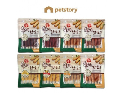 (2개묶음)(펫스토리) 수제 핫도그 연어 100g